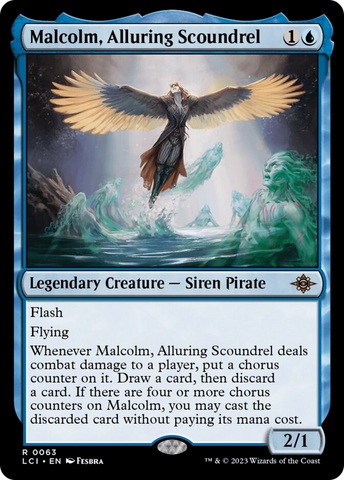 Malcolm, Alluring Scoundrel [The Lost Caverns of Ixalan]