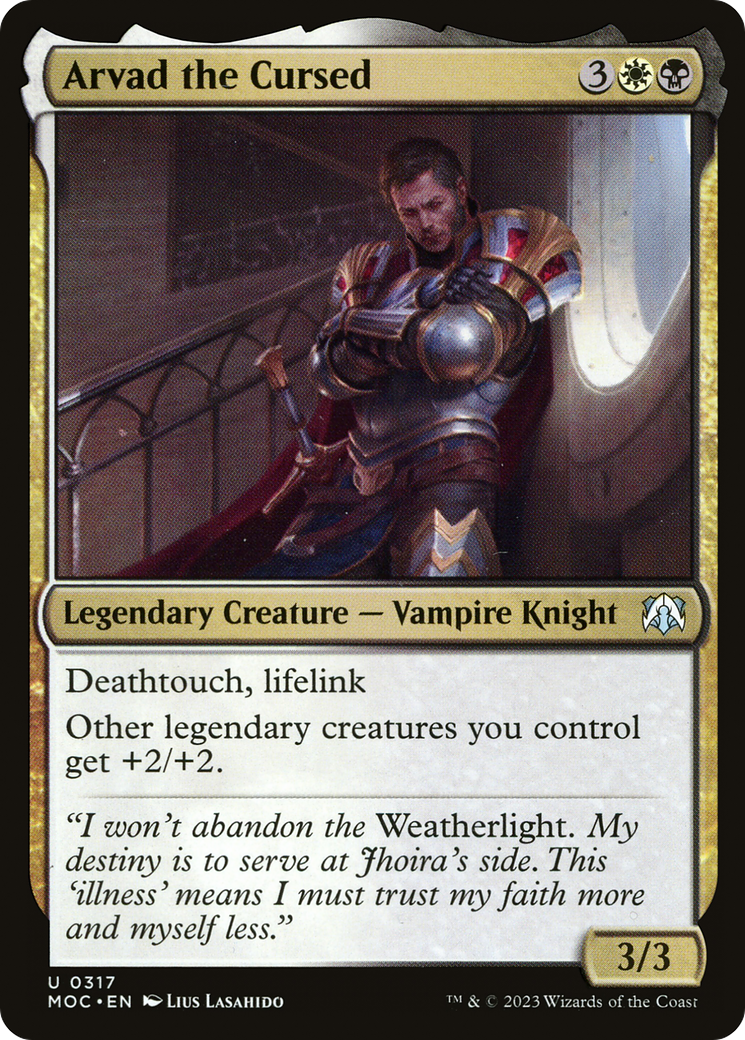 Arvad the Cursed [March of the Machine Commander]