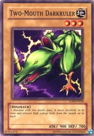 Two-Mouth Darkruler (LOB-EN030) - Legend of Blue Eyes White Dragon (Worldwide English) Unlimited