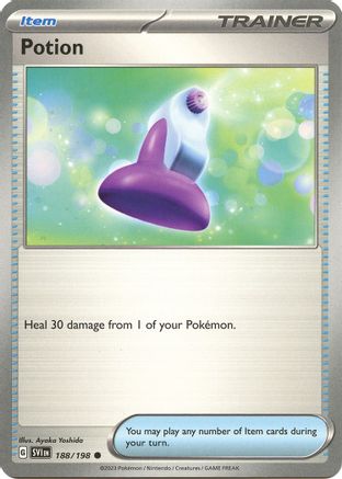 Potion 188/198  - Reverse Holofoil SV01 Scarlet & Violet Base Set - Common