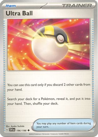 Ultra Ball 196/198  SV01 Scarlet & Violet Base Set - Uncommon