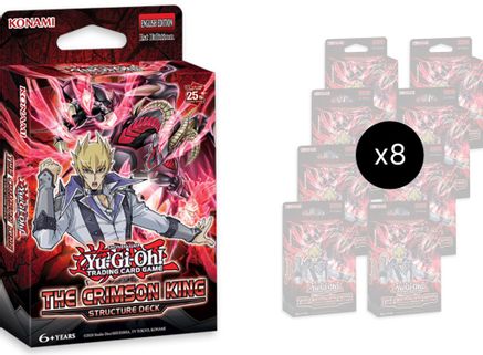 The Crimson King Structure Deck Display [1st Edition]