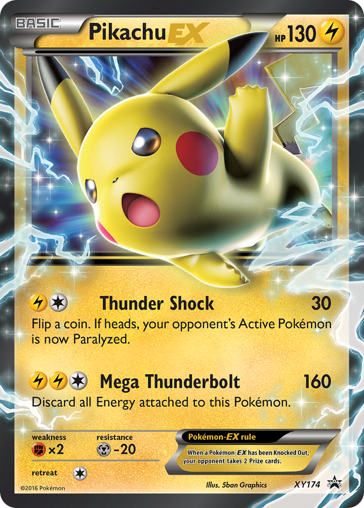 Pikachu EX (XY174) [XY: Black Star Promos]