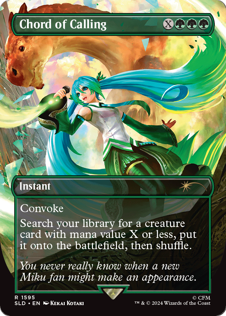 Chord of Calling (SLD-1595) - Secret Lair Drop (Borderless) Foil