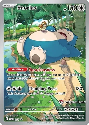 Snorlax (051) (Pokemon Center) [Scarlet & Violet: Black Star Promos]