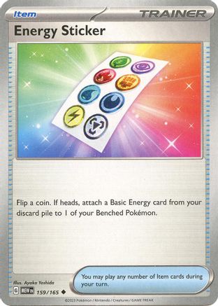 Energy Sticker 159/165  SV Scarlet & Violet 151 - Uncommon
