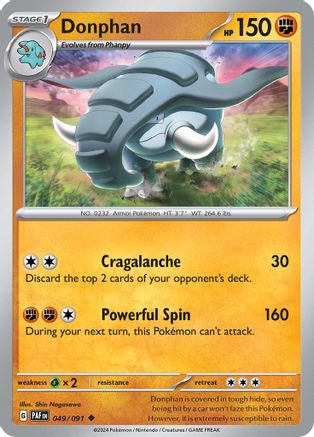 Donphan 049/091  SV Paldean Fates - Uncommon