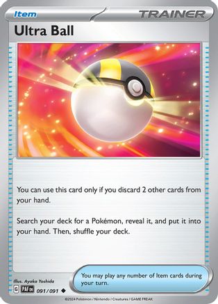 Ultra Ball 091/091  SV Paldean Fates - Uncommon