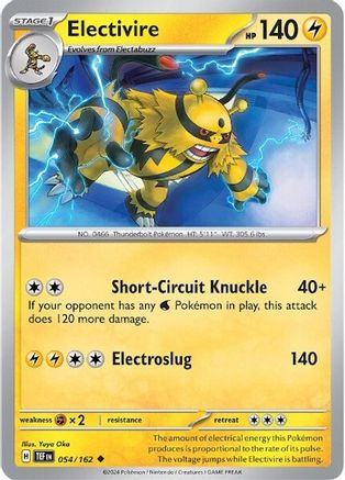 Electivire 054/162  SV05 Temporal Forces - Uncommon