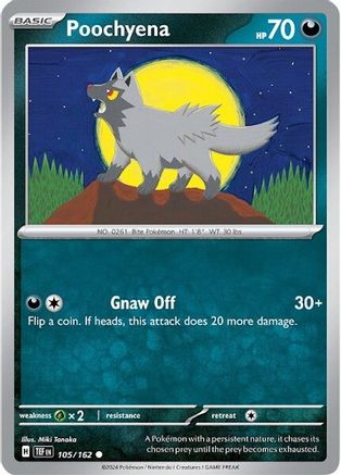 Poochyena 105/162  SV05 Temporal Forces - Common