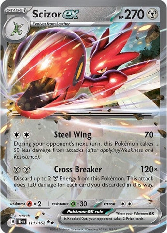 Scizor ex (111/162) [Scarlet & Violet: Temporal Forces]