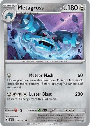 Metagross 115/162  SV05 Temporal Forces - Uncommon