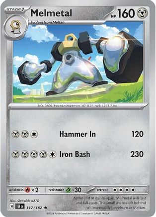 Melmetal 117/162  - Holofoil SV05 Temporal Forces - Rare