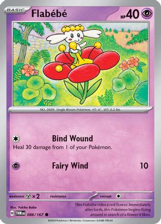 Flabebe 086  - Reverse Holofoil SV06 Twilight Masquerade - Common