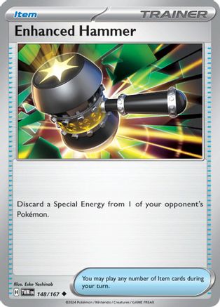 Enhanced Hammer 148/167  - Reverse Holofoil SV06 Twilight Masquerade - Uncommon