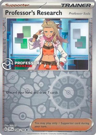 Professor's Research (2023) 189/198  - Reverse Holofoil Professor Program Promos - Promo