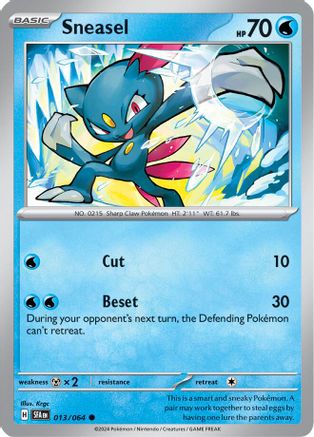 Sneasel 013  SV Shrouded Fable - Common