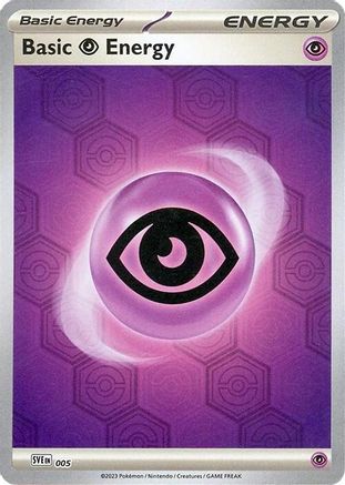 Basic Psychic Energy 005  - Reverse Holofoil SV Shrouded Fable - Common