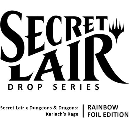 Secret Lair Drop: Secret Lair x Dungeons & Dragons: Karlach's Rage - Rainbow Foil Edition
