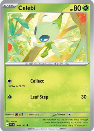 Celebi 004  SV07 Stellar Crown - Uncommon