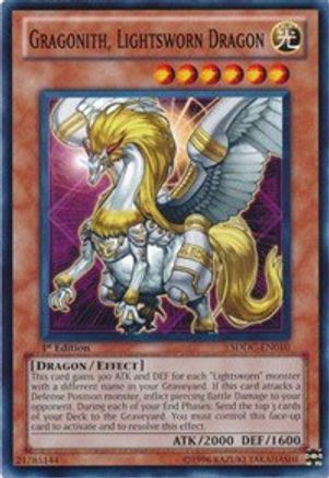 Gragonith, Lightsworn Dragon (SDDC-EN010) - Structure Deck: Dragons Collide 1st Edition