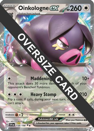 Oinkalogne ex (158/198) (Jumbo Card) [Scarlet & Violet: Base Set]