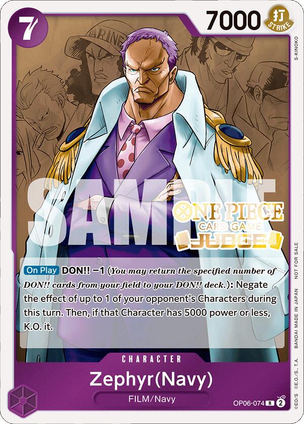 Zephyr (Navy) (Judge Pack Vol. 4) [One Piece Promotion Cards]