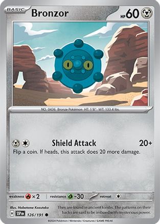 Bronzor 126  SV08 Surging Sparks - Common