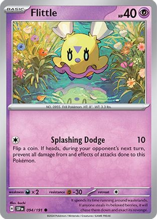 Flittle 094  - Reverse Holofoil SV08 Surging Sparks - Common