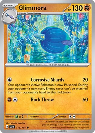 Glimmora 115  SV08 Surging Sparks - Common