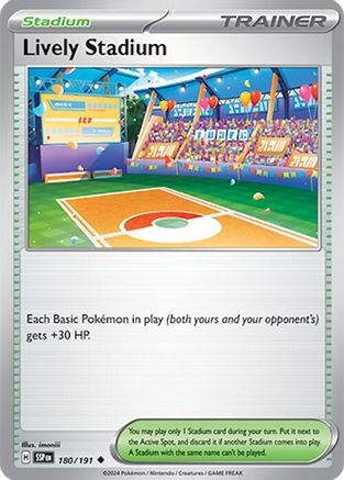 Lively Stadium 180  SV08 Surging Sparks - Uncommon