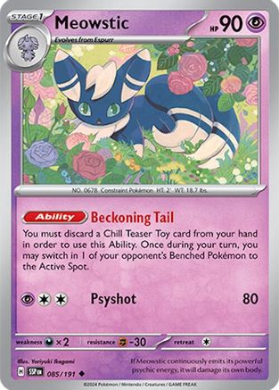 Meowstic 085  SV08 Surging Sparks - Uncommon