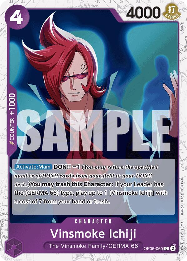 Vinsmoke Ichiji (OP06-060) (Jolly Roger Foil) [Premium Booster -The Best-]