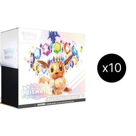 Prismatic Evolutions Elite Trainer Box Case
