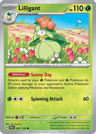 Lilligant 007  SV09 Journey Together - Common