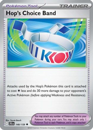Hop's Choice Band 148/159  - Reverse Holofoil SV09 Journey Together - Uncommon