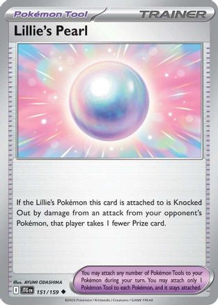 Lillie's Pearl 151  - Reverse Holofoil SV09 Journey Together - Uncommon