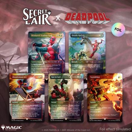 Secret Lair Drop: Secret Lair x Marvel's Deadpool: April Pool's Day! - Rainbow Foil Edition