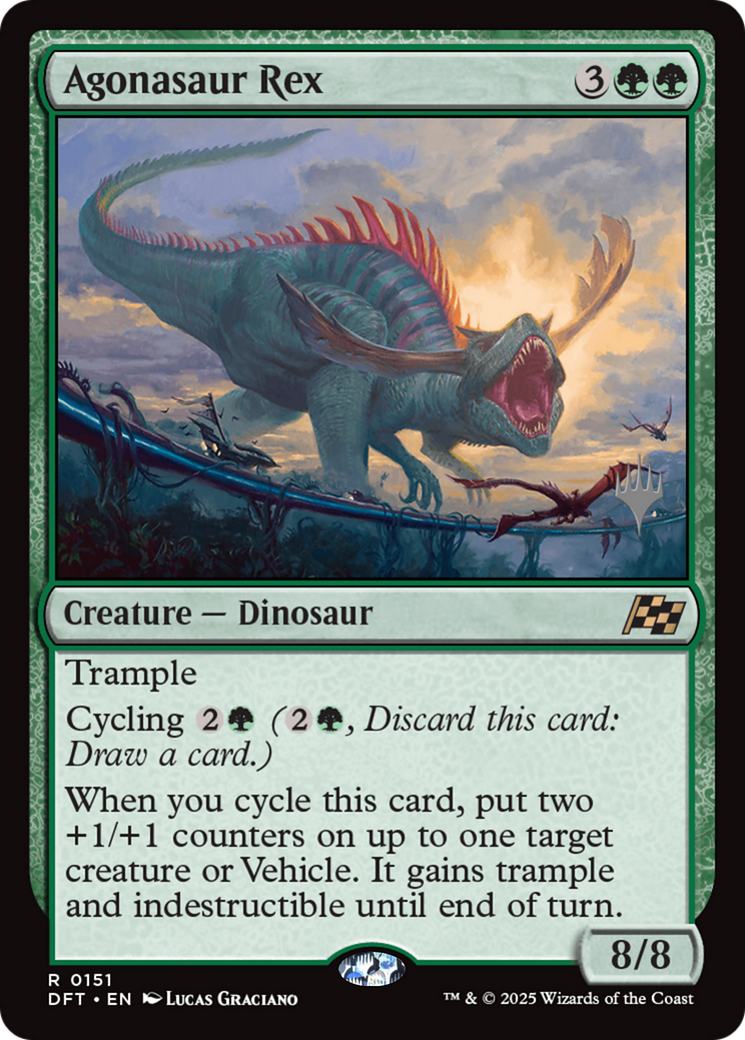 Agonasaur Rex (Promo Pack) [Aetherdrift Promos]