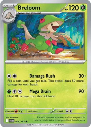 Breloom 006  SV10 Destined Rivals - Common
