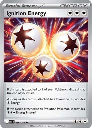 Ignition Energy 086/086  SV White Flare - Uncommon