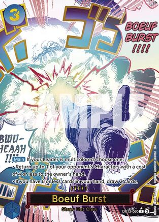 Boeuf Burst (Alternate Art) [Legacy of the Master]