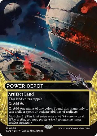 Power Depot (0034) (Borderless) [Edge of Eternities: Stellar Sights]