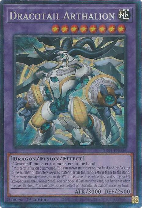 Dracotail Arthalion (CR) [JUSH-EN006] Collector's Rare