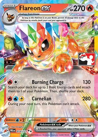 Flareon ex (014/131) [Prize Pack Series Seven]