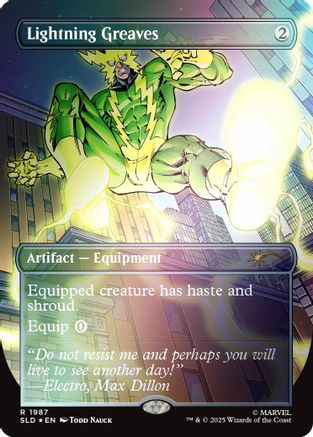 Lightning Greaves (1987) (Rainbow Foil) [Secret Lair Drop Series]