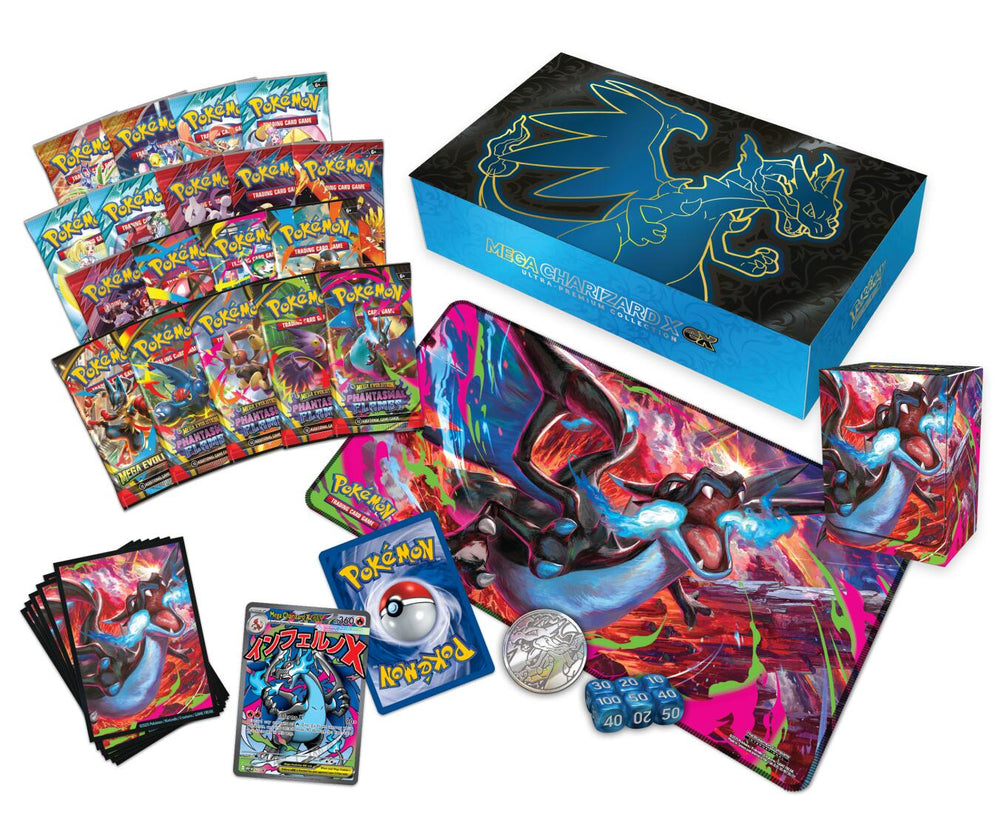 Pokemon Mega Evolution: Mega Charizard X ex Ultra Premium Collection