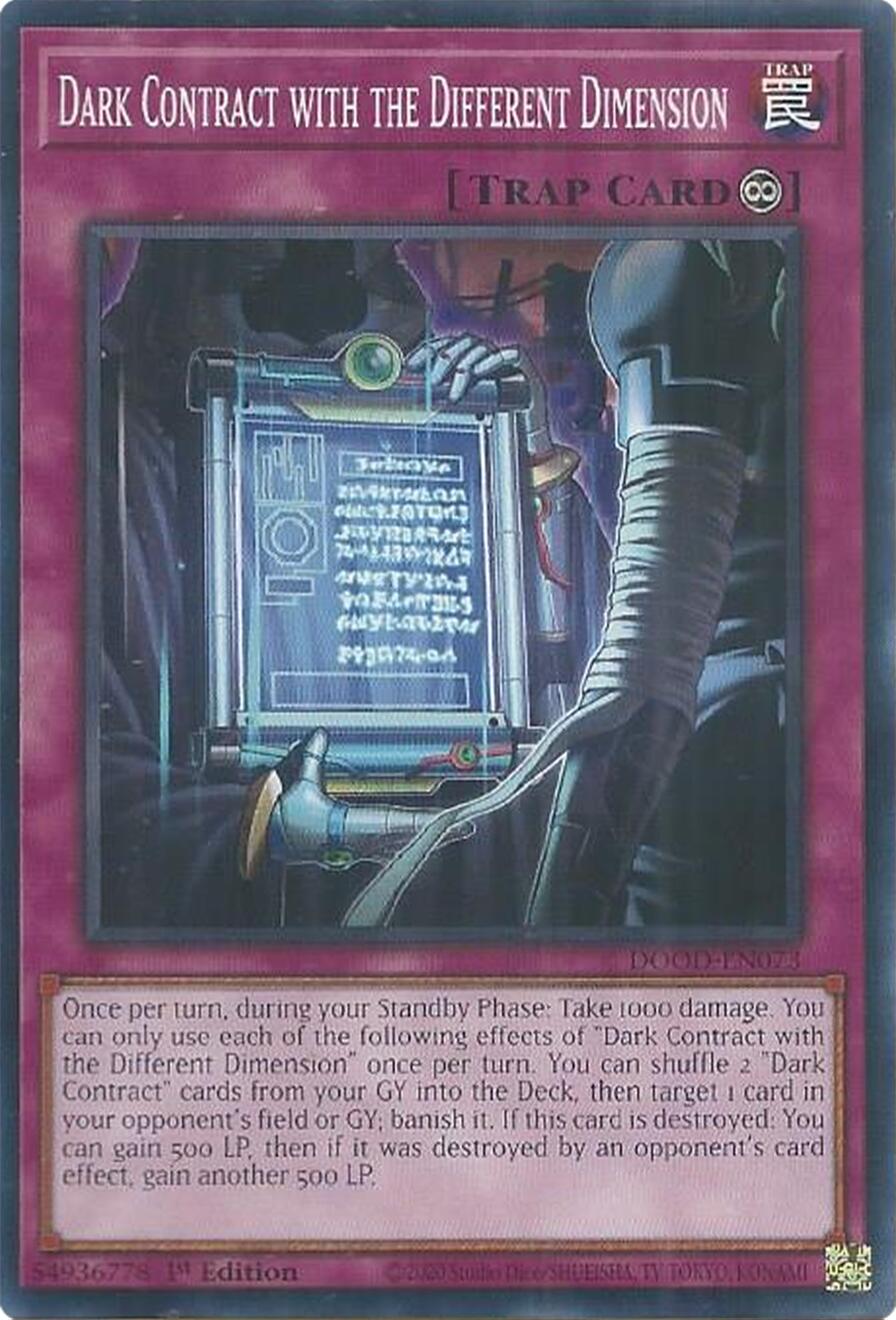 Dark Contract with the Different Dimension [DOOD-EN073] Common