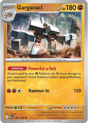 Garganacl (084/132) [Mega Evolutions: Base Set]