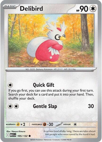 Delibird (105/132) [Mega Evolution: Base Set]